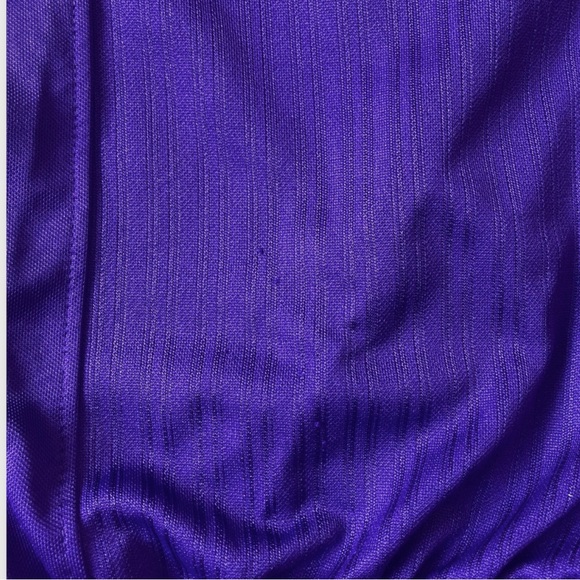 Nike Purple Swoosh Striped Athletic Workout Sports Shorts - Picture 16 of 16
